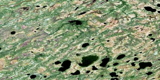 No Title Satellite Map 053I06 at 1:50,000 scale - National Topographic System of Canada (NTS) - Orthophoto