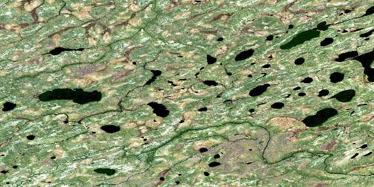 No Title Satellite Map 053I12 at 1:50,000 scale - National Topographic System of Canada (NTS) - Orthophoto