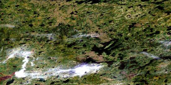 Air photo: Withers Lake Satellite Image map 053J05 at 1:50,000 Scale