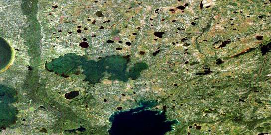 Air photo: Ney Lake Satellite Image map 053K09 at 1:50,000 Scale
