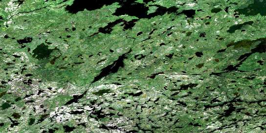 Air photo: Nikik Lake Satellite Image map 053L04 at 1:50,000 Scale