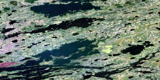 Air photo: Cuddle Lake Satellite Image map 053M05 at 1:50,000 Scale