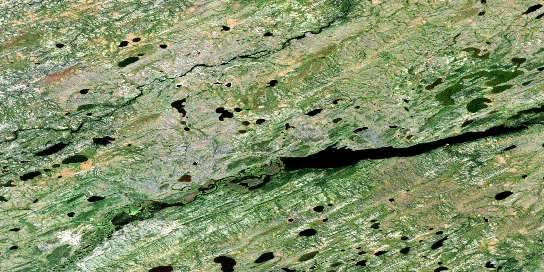 Stupart Lake Satellite Map 053M09 at 1:50,000 scale - National Topographic System of Canada (NTS) - Orthophoto