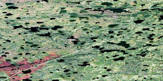 Air photo: War Lake Satellite Image map 053M13 at 1:50,000 Scale