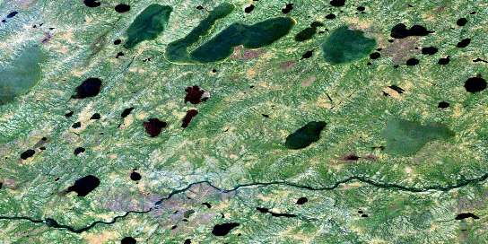 Patch Lake Satellite Map 053N06 at 1:50,000 scale - National Topographic System of Canada (NTS) - Orthophoto