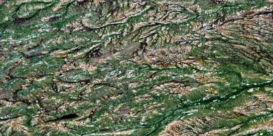 Keeskwabitchow Lake Satellite Map 053O01 at 1:50,000 scale - National Topographic System of Canada (NTS) - Orthophoto
