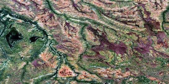 Air photo: Pasquatchai River Satellite Image map 053O03 at 1:50,000 Scale