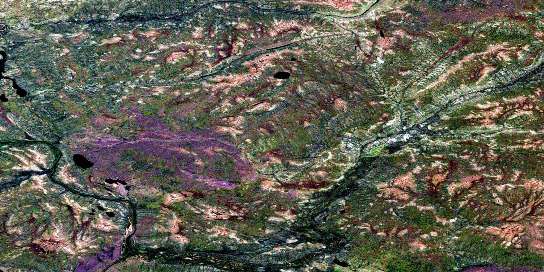 Air photo: Pechabau River Satellite Image map 053O11 at 1:50,000 Scale