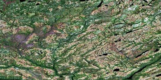 No Title Satellite Map 053P12 at 1:50,000 scale - National Topographic System of Canada (NTS) - Orthophoto