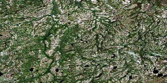 No Title Satellite Map 053P14 at 1:50,000 scale - National Topographic System of Canada (NTS) - Orthophoto