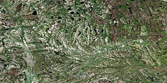 No Title Satellite Map 053P15 at 1:50,000 scale - National Topographic System of Canada (NTS) - Orthophoto