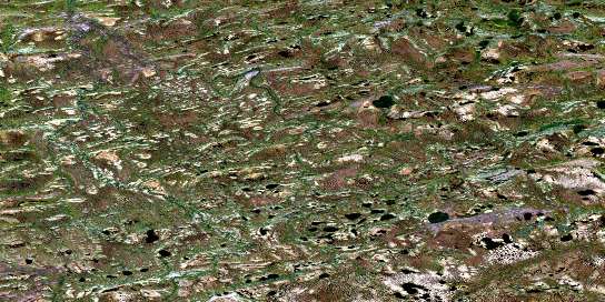 Fargey Creek Satellite Map 054B14 at 1:50,000 scale - National Topographic System of Canada (NTS) - Orthophoto