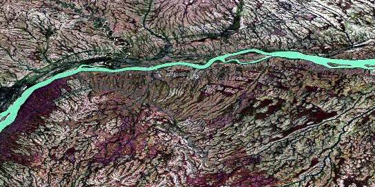 Air photo: Deer Island Satellite Image map 054C14 at 1:50,000 Scale