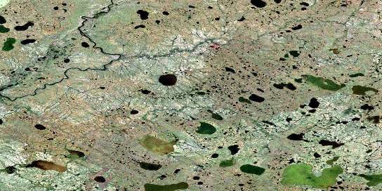 Air photo: Whiting Lake Satellite Image map 054E03 at 1:50,000 Scale
