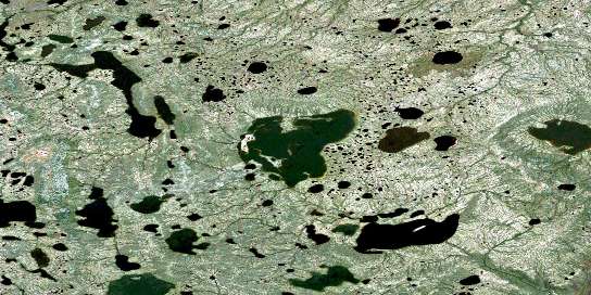 Air photo: Gresham Lake Satellite Image map 054E13 at 1:50,000 Scale