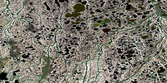 Air photo: Roberge Lake Satellite Image map 054F06 at 1:50,000 Scale