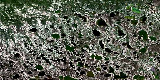 Warkworth Creek Satellite Map 054K05 at 1:50,000 scale - National Topographic System of Canada (NTS) - Orthophoto