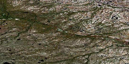No Title Satellite Map 054L05 at 1:50,000 scale - National Topographic System of Canada (NTS) - Orthophoto