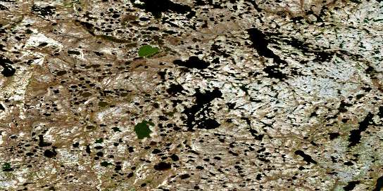 Warner Lake Satellite Map 054M04 at 1:50,000 scale - National Topographic System of Canada (NTS) - Orthophoto