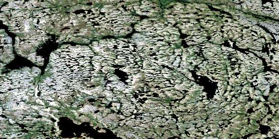 Air photo: Gross Lake Satellite Image map 054M05 at 1:50,000 Scale