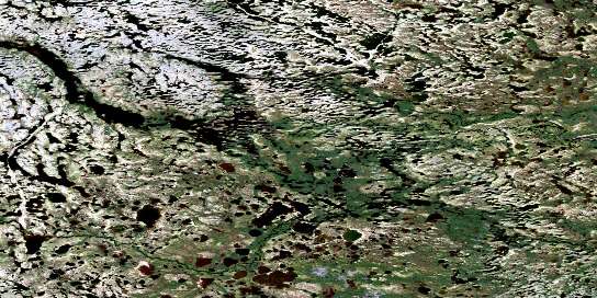 Air photo: Sac Rapids Satellite Image map 054M06 at 1:50,000 Scale