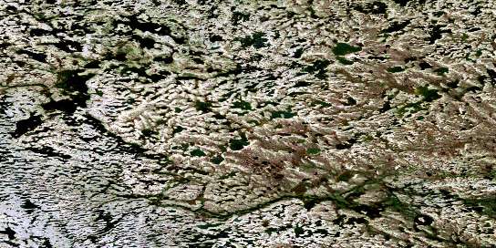 Vinsky Lake Satellite Map 054M11 at 1:50,000 scale - National Topographic System of Canada (NTS) - Orthophoto