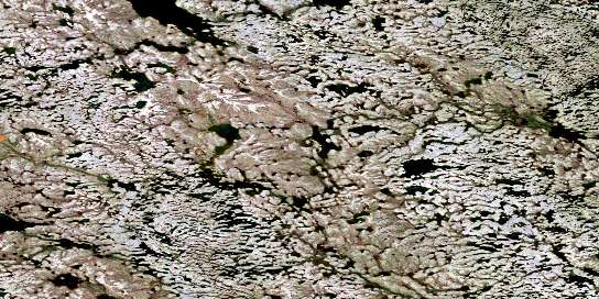 Air photo: Mikolash Lake Satellite Image map 054M13 at 1:50,000 Scale