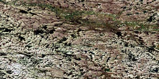 No Title Satellite Map 055D03 at 1:50,000 scale - National Topographic System of Canada (NTS) - Orthophoto