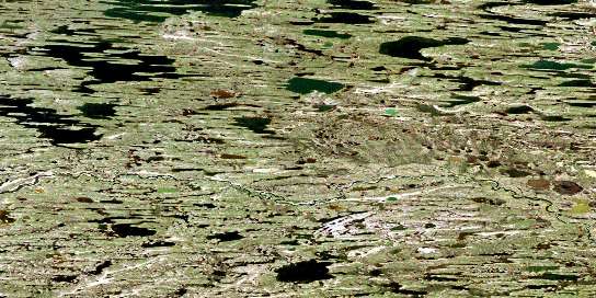 Air photo: Napajut Lake Satellite Image map 055E03 at 1:50,000 Scale