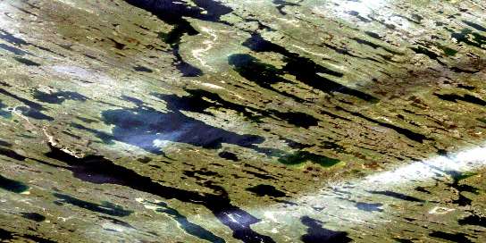 Air photo: Tootyak Lake Satellite Image map 055E14 at 1:50,000 Scale