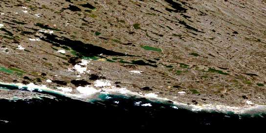 Air photo: Falstaff Island Satellite Image map 055J13 at 1:50,000 Scale