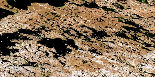 Air photo: Snug Lake Satellite Image map 055L08 at 1:50,000 Scale