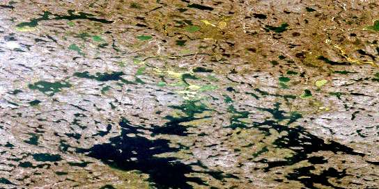 Air photo: Fehet Lake Satellite Image map 056C08 at 1:50,000 Scale