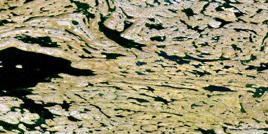 Air photo: Whitehills Lake Satellite Image map 056D12 at 1:50,000 Scale