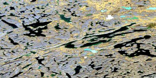 No Title Satellite Map 056M10 at 1:50,000 scale - National Topographic System of Canada (NTS) - Orthophoto