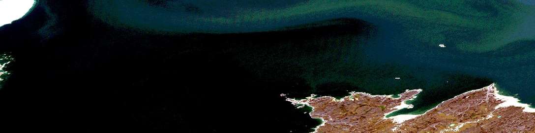 Air photo: Cape Britannia Satellite Image map 057B04 at 1:50,000 Scale