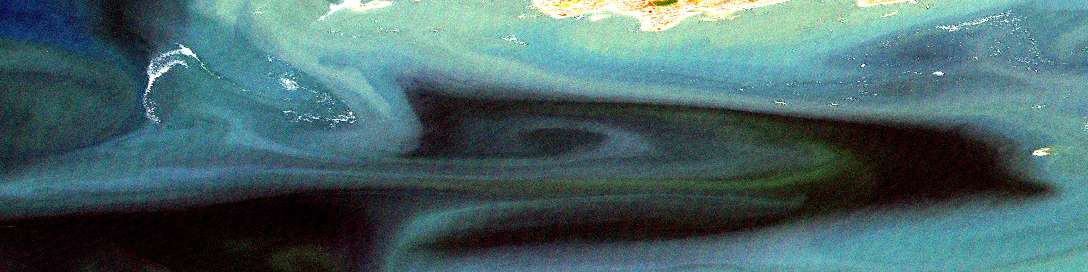 Air photo: Brenda Island Satellite Image map 057B11 at 1:50,000 Scale