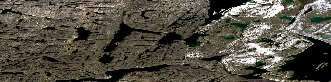 Air photo: Nudlukta Lake Satellite Image map 057G11 at 1:50,000 Scale