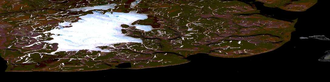 Air photo: Cape William Herschel Satellite Image map 058E10 at 1:50,000 Scale