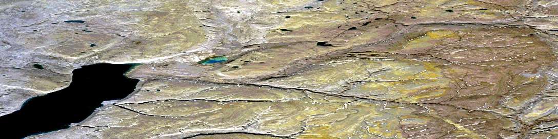Air photo: Drover Lake Satellite Image map 058E14 at 1:50,000 Scale