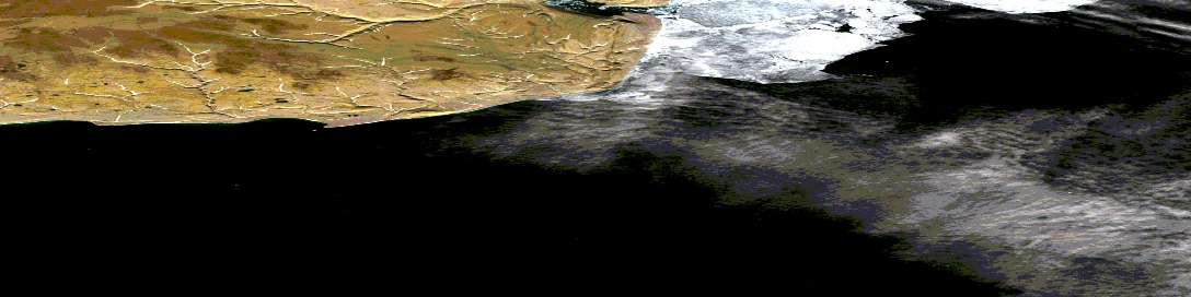 Air photo: Cape Hotham Satellite Image map 058F10 at 1:50,000 Scale