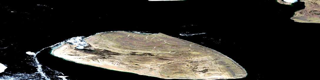 Air photo: Griffith Island Satellite Image map 058F12 at 1:50,000 Scale