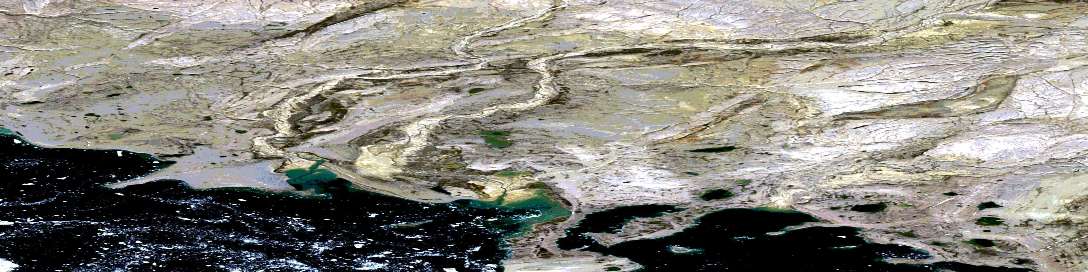 Air photo: Becher Bay Satellite Image map 058F13 at 1:50,000 Scale