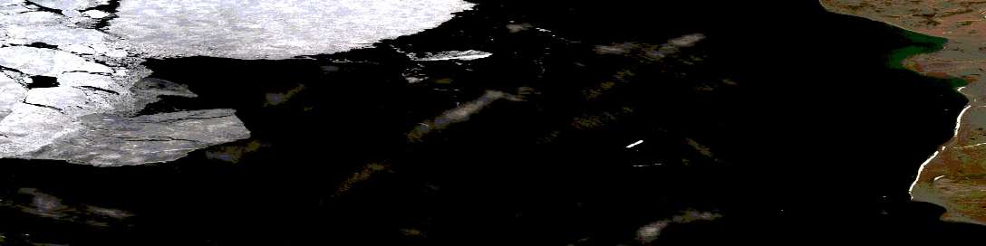 Air photo: Innes Point Satellite Image map 058F16 at 1:50,000 Scale