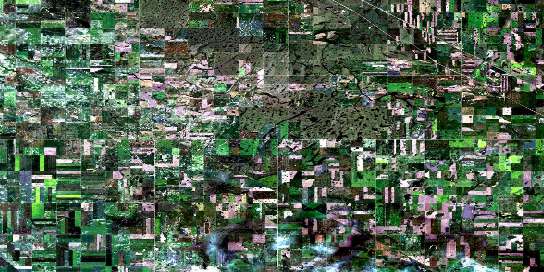 Talmage Satellite Map 062E13 at 1:50,000 scale - National Topographic System of Canada (NTS) - Orthophoto