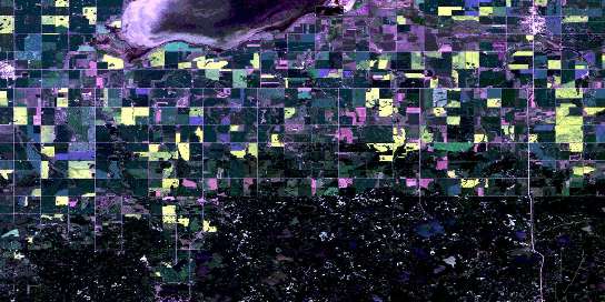 Air photo: Deloraine Satellite Image map 062F01 at 1:50,000 Scale