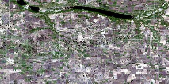 Holmfield Satellite Map 062G03 at 1:50,000 scale - National Topographic System of Canada (NTS) - Orthophoto