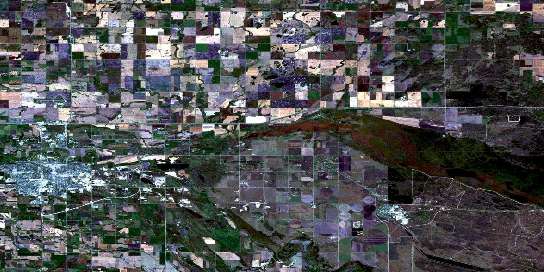 Air photo: Brandon Satellite Image map 062G13 at 1:50,000 Scale