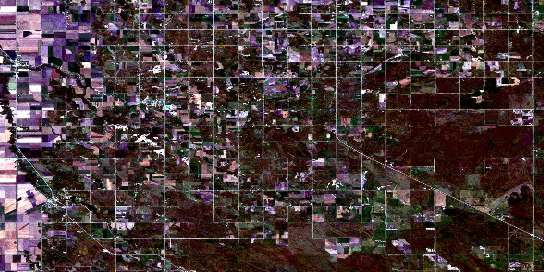 Air photo: St Malo Satellite Image map 062H07 at 1:50,000 Scale
