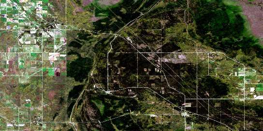 Marchand Satellite Map 062H08 at 1:50,000 scale - National Topographic System of Canada (NTS) - Orthophoto